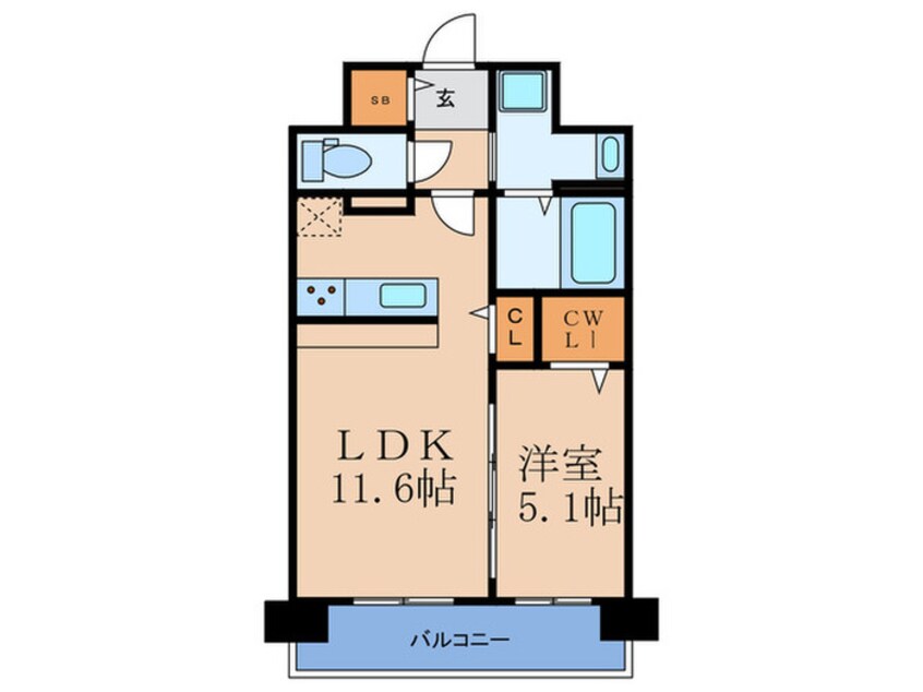 間取図 エムズセントラル上新庄