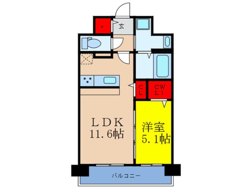 間取図 エムズセントラル上新庄