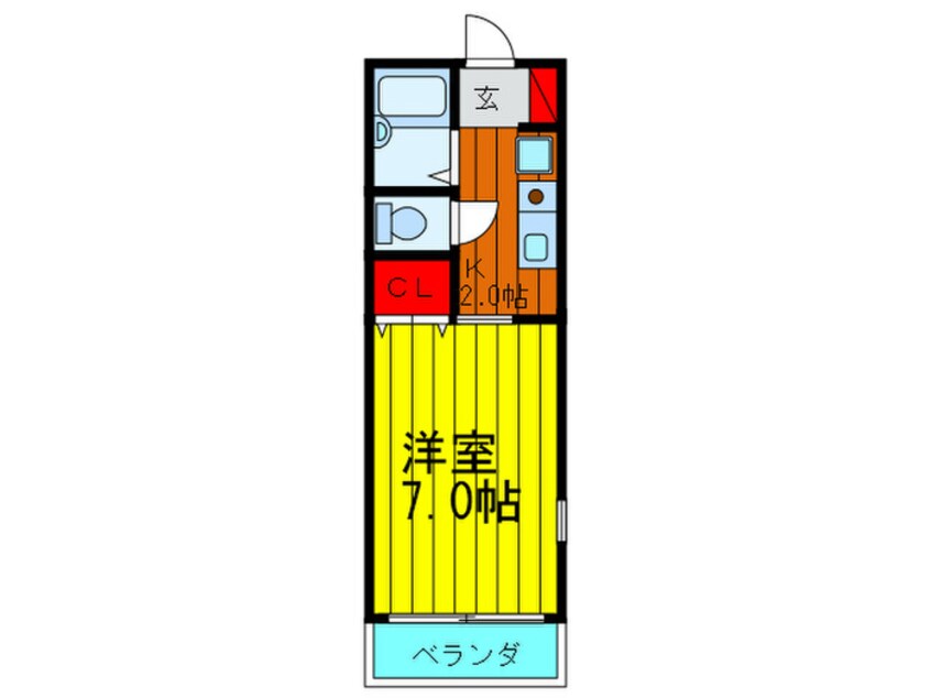 間取図 ハイツＰＲＯＳＰＥＲ