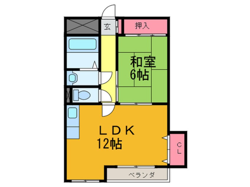 間取図 くさかマンション