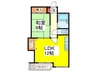 くさかマンション 1LDKの間取り
