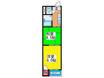 間取図 エクセレント河原