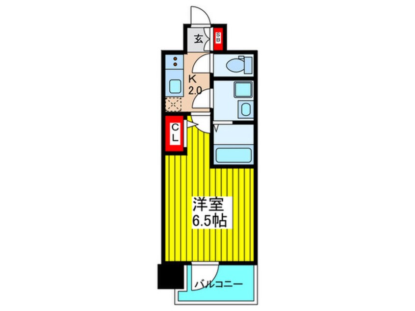 間取図 S-RESIDENCE城東SEVER