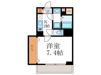 間取図 Ａｌｐｈａ鴨川