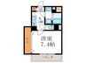 Ａｌｐｈａ鴨川 1Kの間取り
