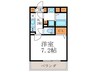 Ａｌｐｈａ鴨川 1Kの間取り