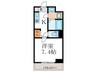 Ａｌｐｈａ鴨川 1Kの間取り