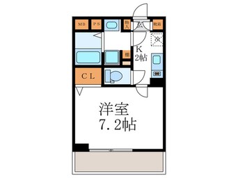 間取図 Ａｌｐｈａ鴨川