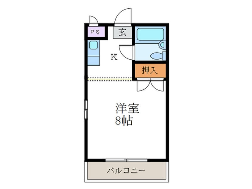 間取図 グレースハイツ嵯峨野