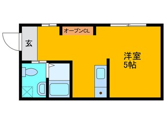 間取図 ｸﾚｲﾝｽﾞﾏﾝｼｮﾝ