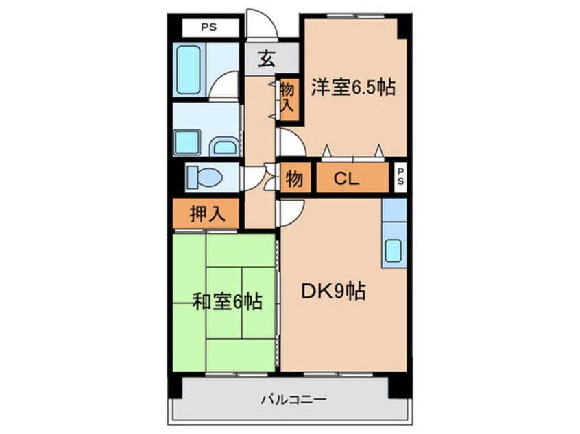 間取図 カトンテール