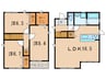 甲東園戸建貸家Ａ棟 3LDKの間取り