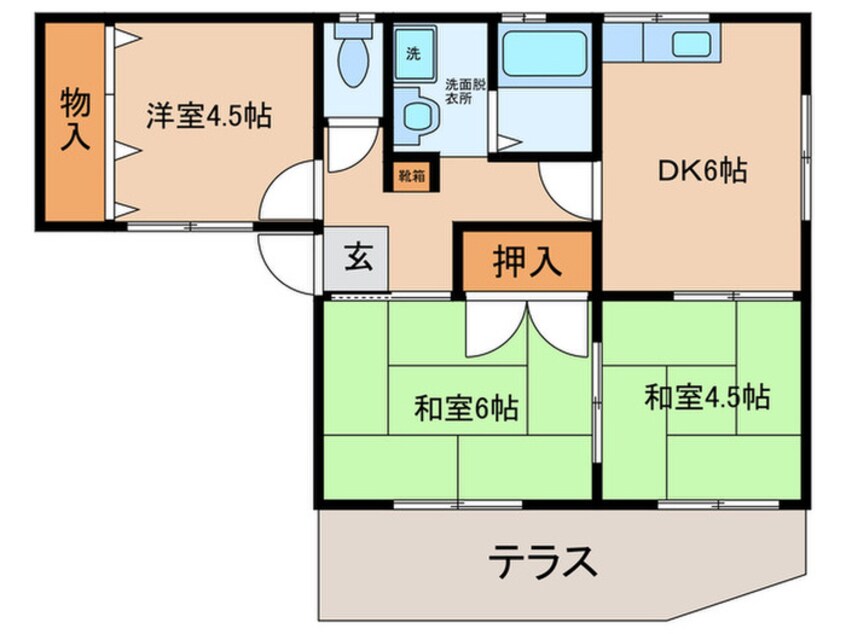 間取図 小山グリ－ンハイツ