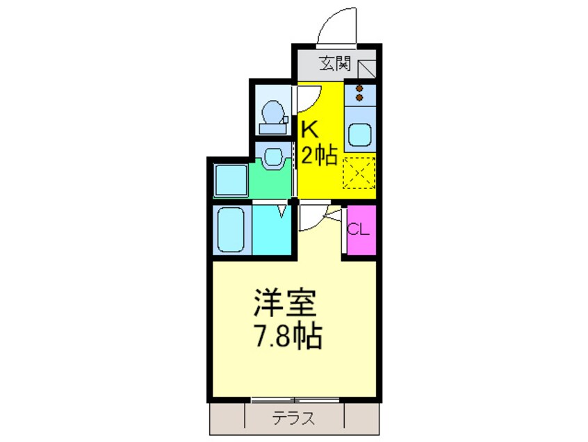 間取図 アレグレス栄町