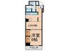 幸田マンション新深江 1LDKの間取り