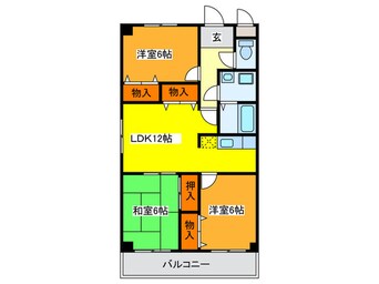 間取図 ヴィラはぎわら