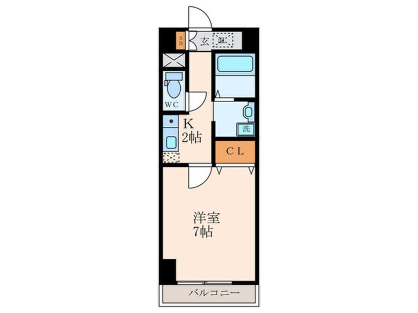 間取図 ロジュマンヴェールⅡ