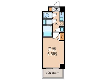 間取図 ﾍﾞｲｻｲﾄﾞﾊﾟｰｸOSAKAﾉｰｽﾚｼﾞﾃﾞﾝｽ