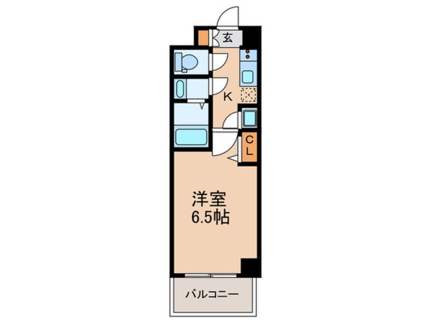 間取図 ﾍﾞｲｻｲﾄﾞﾊﾟｰｸOSAKAﾉｰｽﾚｼﾞﾃﾞﾝｽ