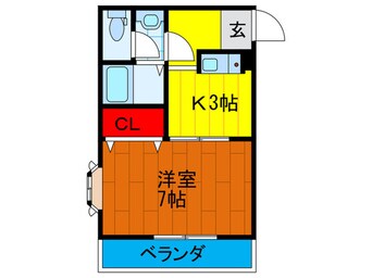 間取図 アパルトミサキ