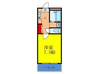 間取図 グランベイ豊新
