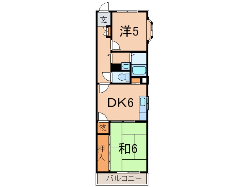 間取図 ハピネス我孫子