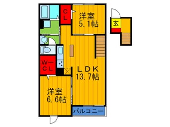 間取図 グラン　ヴィオレⅡ
