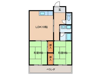 間取図 サンライフエ-コ－