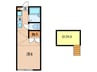 ル－ラル 1Rの間取り