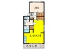学水ハイツ 1LDKの間取り