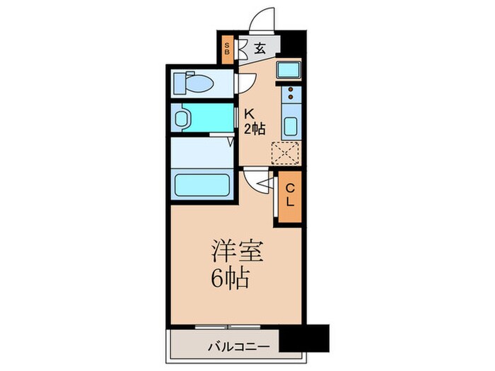 間取り図 ｴｽﾃﾑｺｰﾄ大阪ｼﾃｨｻｲﾄ(908)