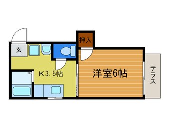 間取図 Ｍａ　Ｄｏｕｃｅ北山