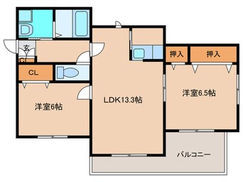 間取図 エスペーロ　サチ