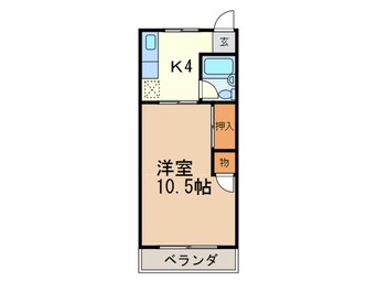 間取図 コーポ西宮