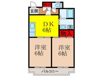 間取図 ブランコート池田