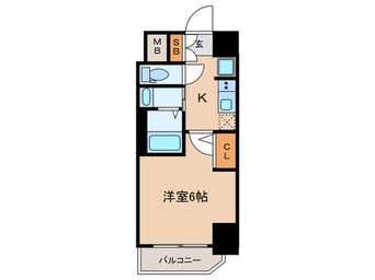 間取図 ｴｽﾃﾑｺｰﾄ新神戸Ⅱ駅前山手(1105)