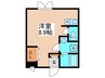 新栄プロパティー沢田 1Rの間取り