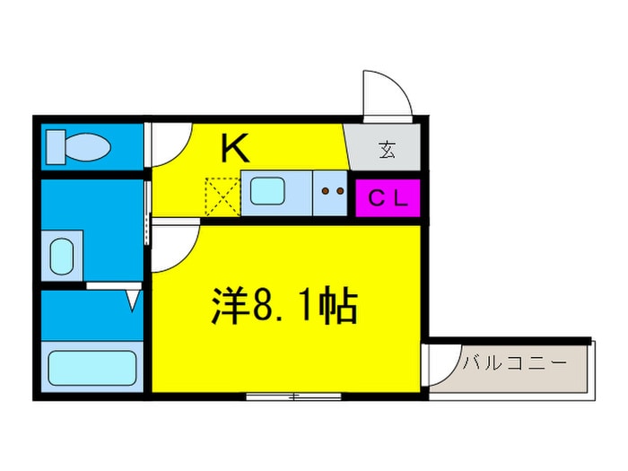 間取り図 フジパレス堺鳳中Ⅵ番館
