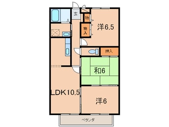 間取図 オリ－ブハイツ