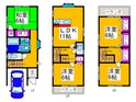 金岡町戸建の間取図