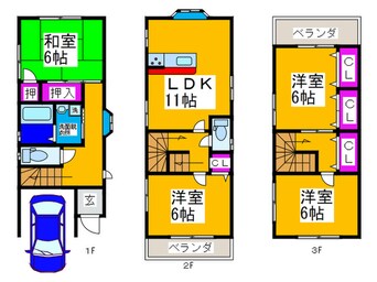 間取図 金岡町戸建