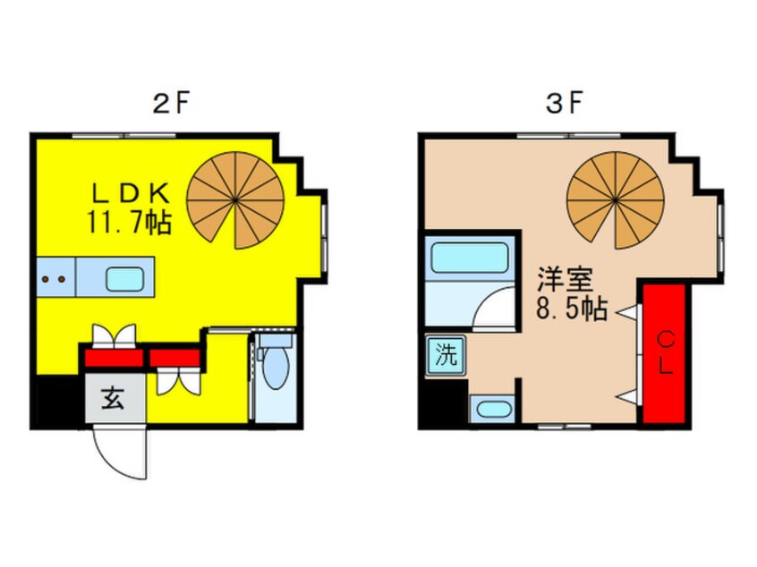 間取図 スペイシャス緑地公園