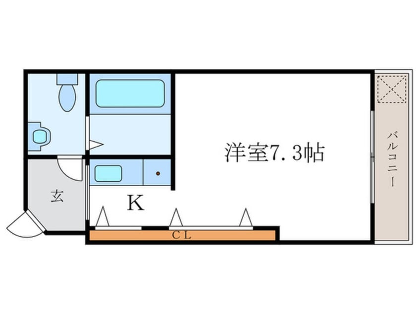 間取図 ベレーザ鴨川東