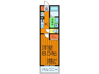 間取図 ヴァンヴェ－ル枚方