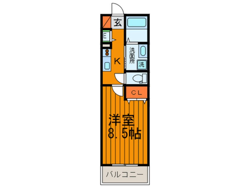 間取図 ヴァンヴェ－ル枚方