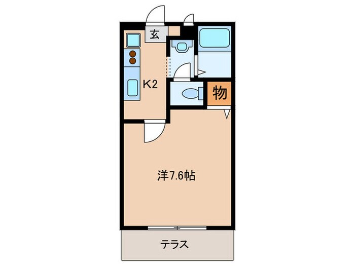 間取り図 グリーンベレーＡ棟