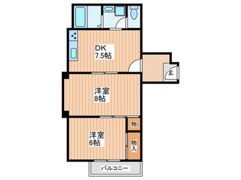 間取図 シティライフ林Ⅰ