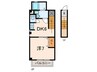アプライズ 1DKの間取り