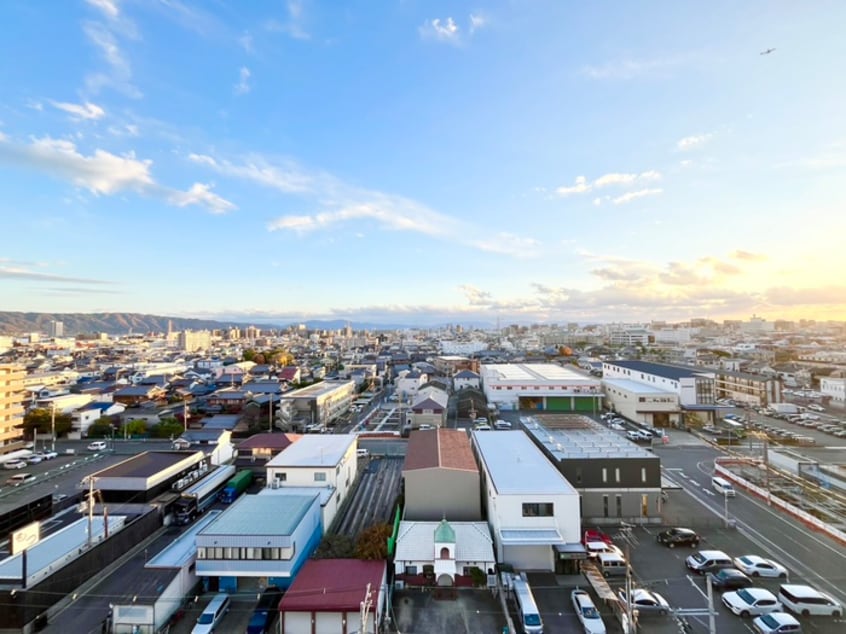 室内からの展望 ﾌｫｰﾘｱﾗｲｽﾞ大阪ﾐｯﾃ(1205)