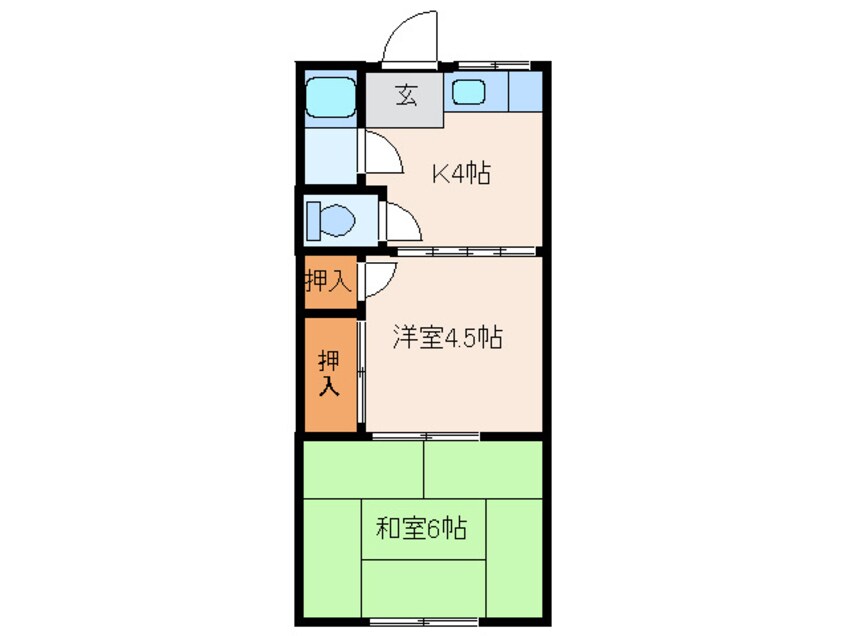 間取図 谷口荘